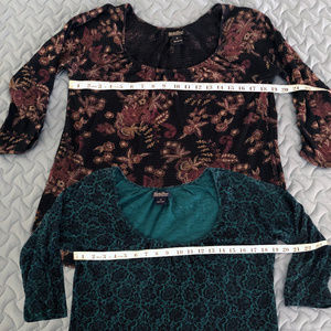 Lucky Brand Bundle Blouses Size M Relaxed Cotton